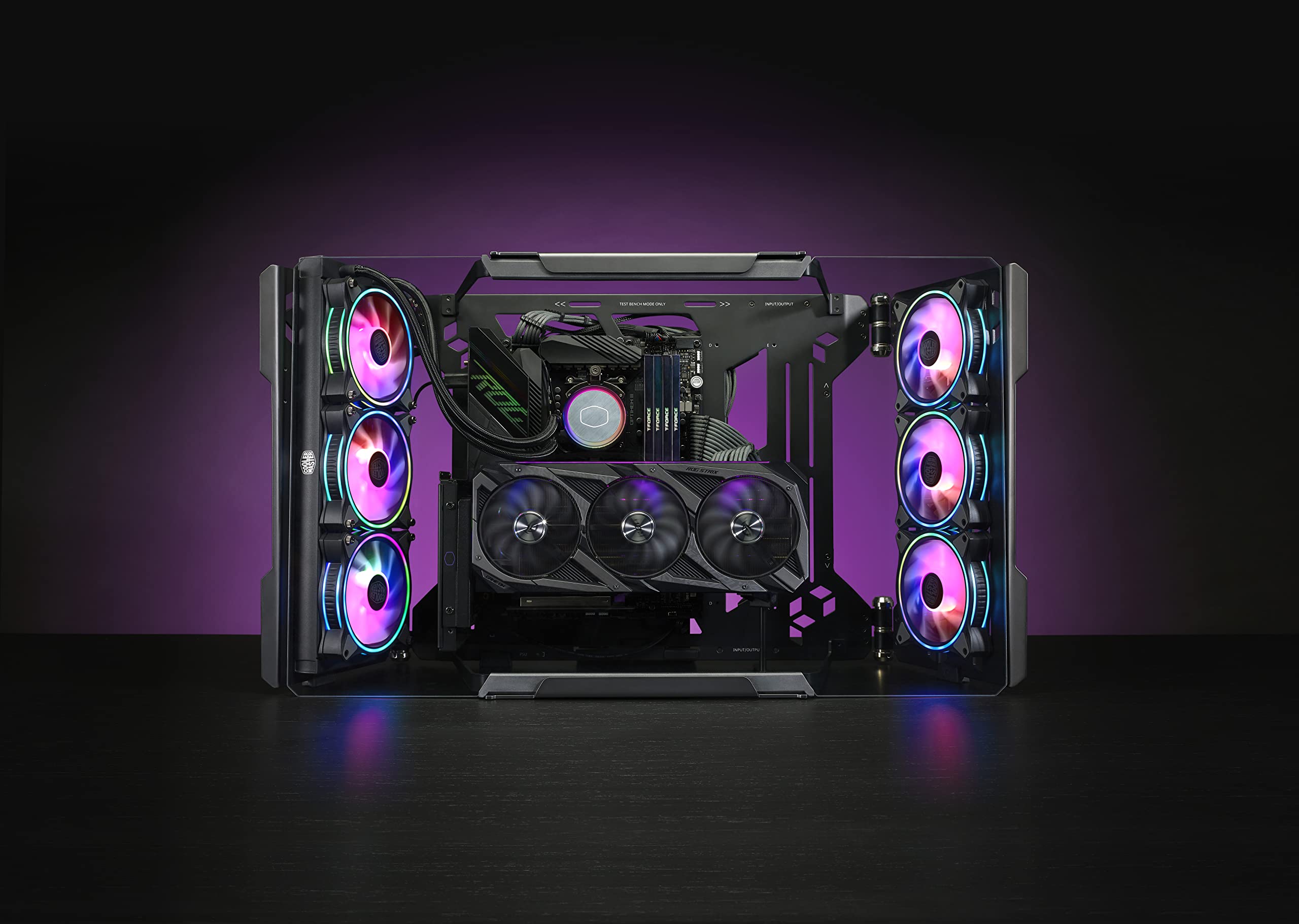 GABINETE COOLER MASTER MASTERFRAME 700, OPEN FRAME PARA BANCADA OU